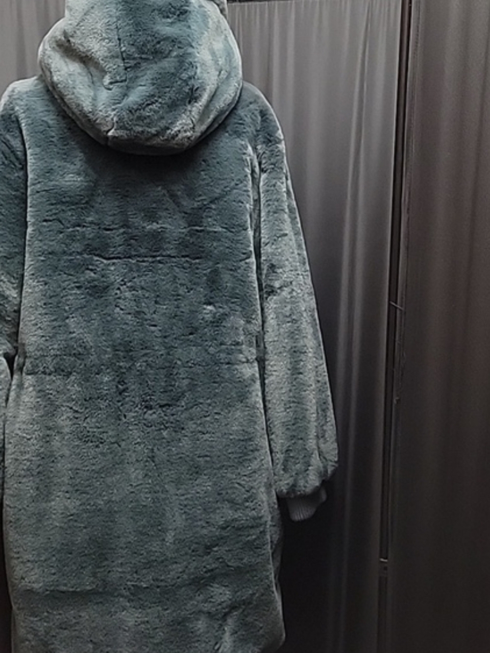 NWOT UGG Two-Tone Hooded Letty Sherpa Multi Block XL Coat - Picture 3 of 12